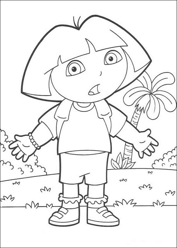 doras backpack coloring pages - photo #43