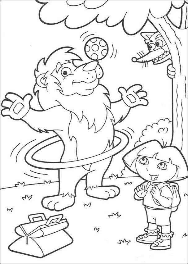 doras backpack coloring pages - photo #46