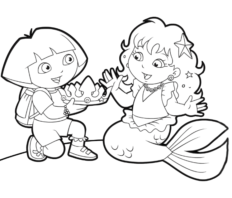 Dora Coloring - Lots of Dora Coloring Pages and Printables!