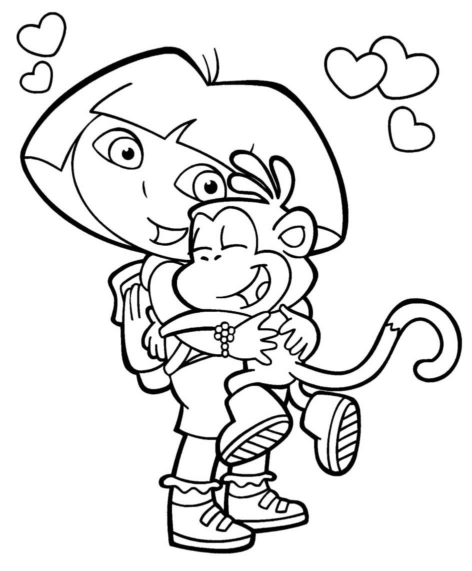 Dora Coloring - #1 Dora Coloring Pages and Printables Website!