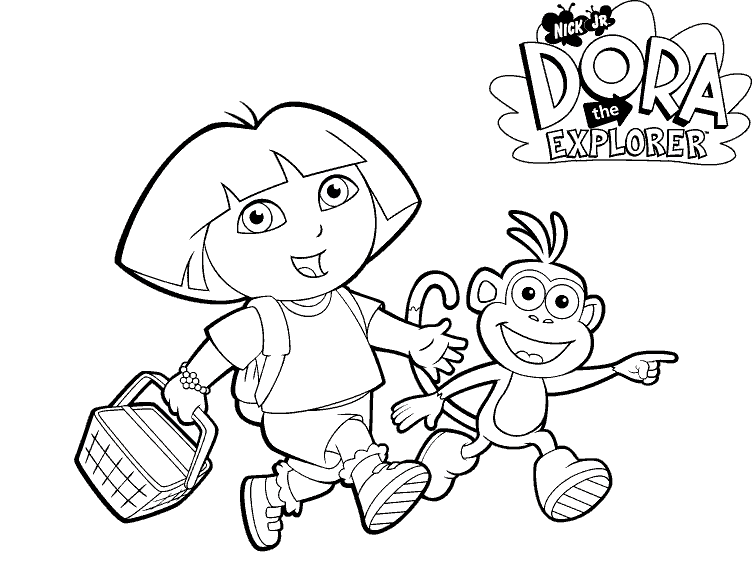 Dora Coloring #1 Dora Coloring Pages and Printables Website Dora Coloring #1 Dora Coloring Pages and Printables Website