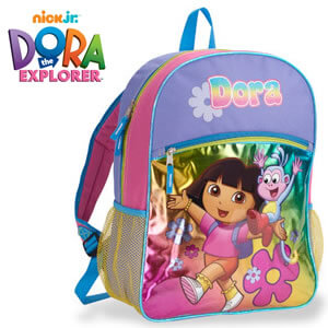 dora backpack and boots