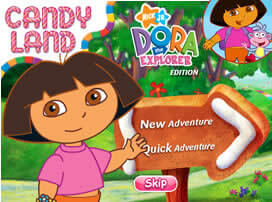 dora candy land