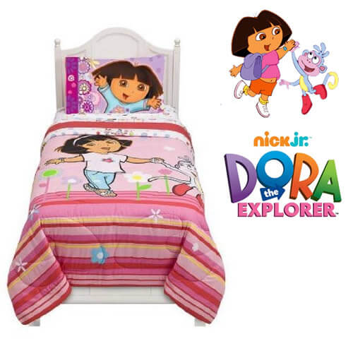 dora bedding with boots