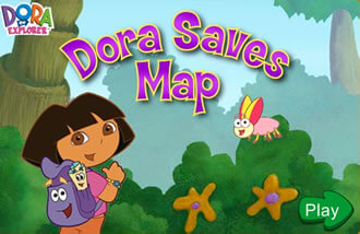 dora saves map game