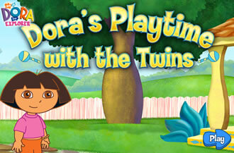 doras playtime with the twins game