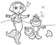 dora mermaid