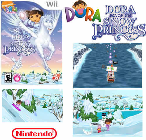 dora saves the snow princess wii