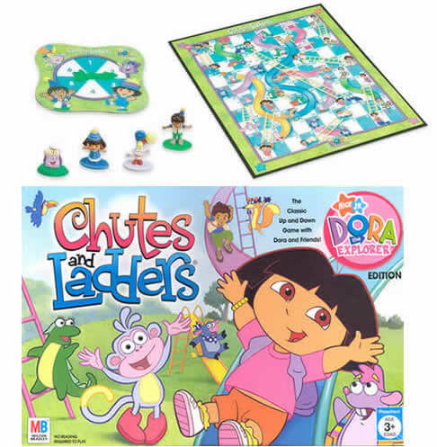 chutes and ladders dora board games