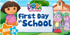 first day at school dora game
