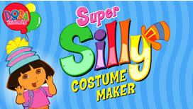 super silly costume maker Dora game