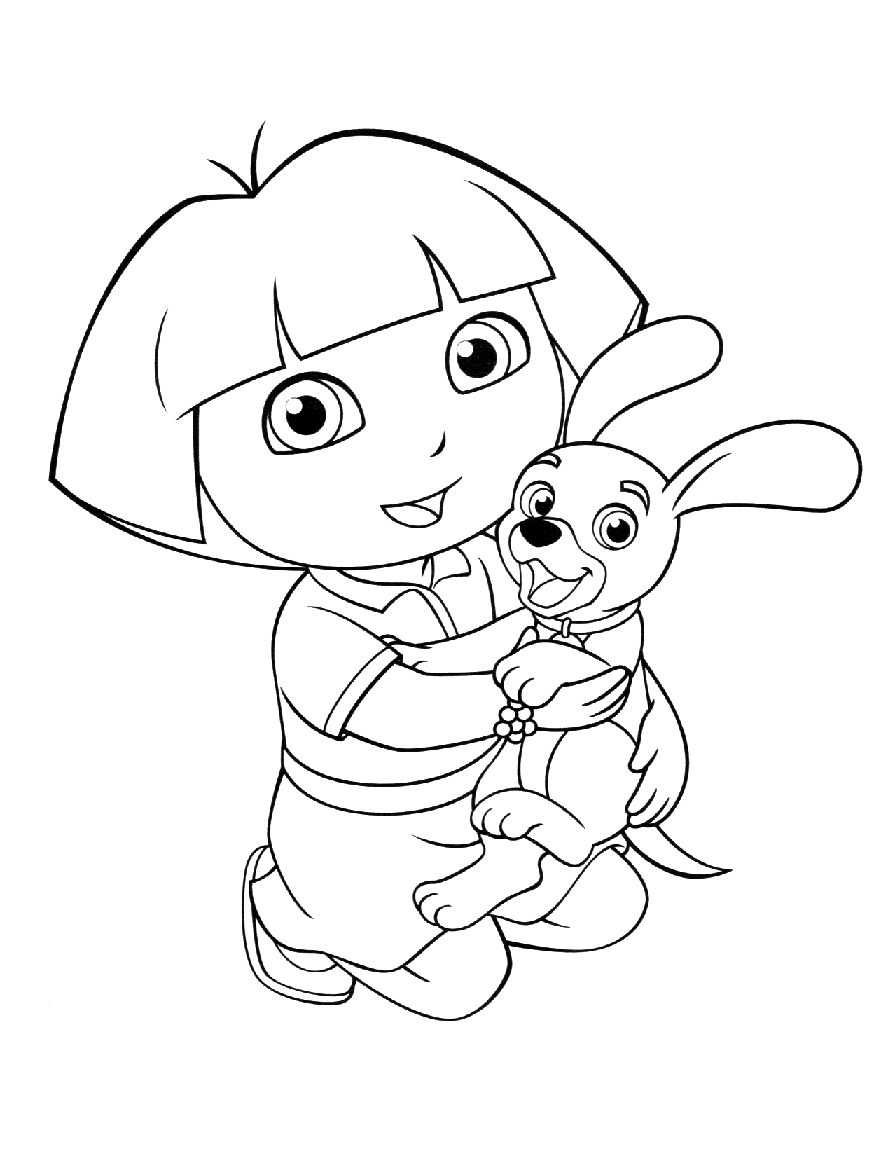 Dora Colouring Sheets Pdf Printable Dora And Friends Christmas Backpack Diego Boots