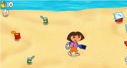 dora mermaid game