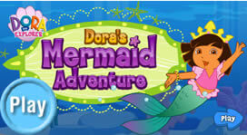 dora's mermaid adventure online game