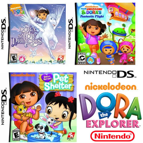 nintendo ds dora the explorer games