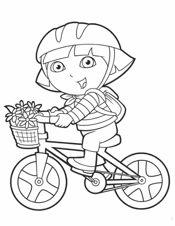 Dora Coloring Pages! Backpack, Diego, Boots, Swiper! Print and Color!
