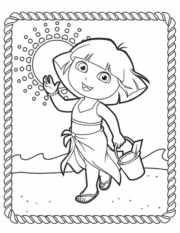 doras backpack coloring pages - photo #37