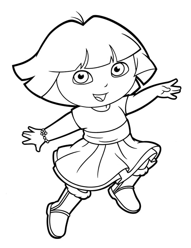 Dora&rsquo;s Coloring Pages